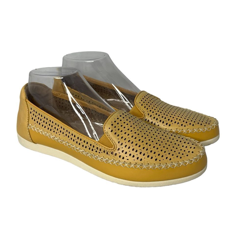 Earth Origins Women's Lizzy Loafer Amber Yellow Size 9/10 Med Width - RUN SMALL‎